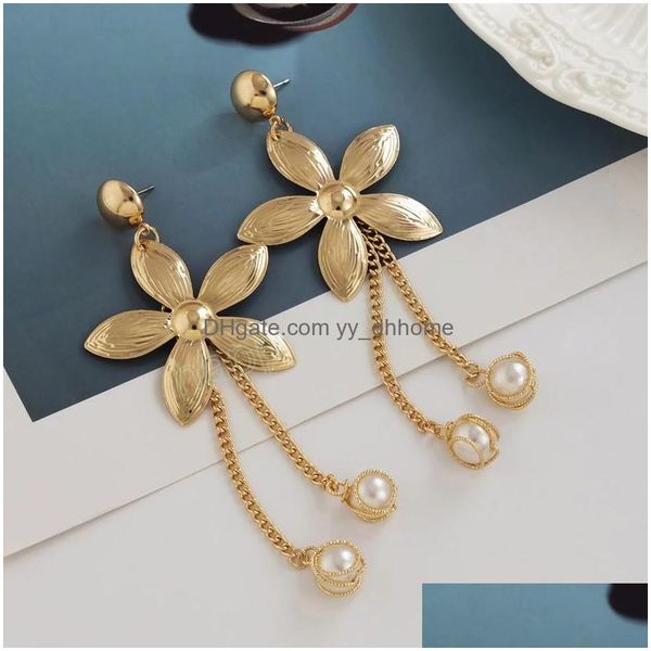 dangle chandelier retro simple flower tassel faux pearl dangle earrings womens french gold metal versatile earring girls fashion j dhnzl, Silver
dangle chandelier retro simple flower tassel faux pearl dangle earrings womens french gold metal versatile earring girls fashion j dhnzl, Silver