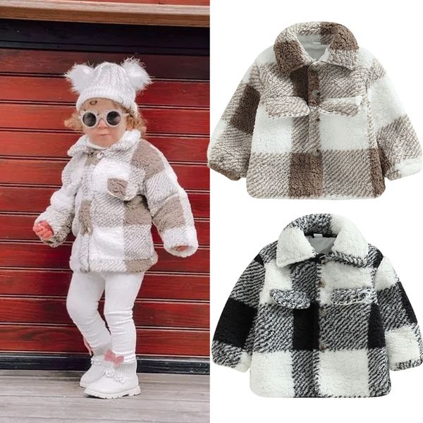 coat focusnorm 3 colors winter baby girls boys jacket 03y long sleeve plaid print button down fleece coat outwear 221128, Blue;gray
coat focusnorm 3 colors winter baby girls boys jacket 03y long sleeve plaid print button down fleece coat outwear 221128, Blue;gray