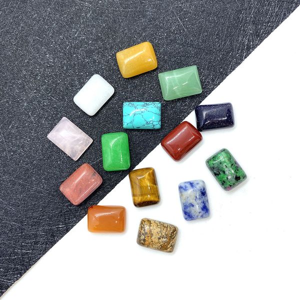 natural crystal semi-precious stone beads rectangle face cabs & cutting seven chakras stone jewelry accessory, Black
natural crystal semi-precious stone beads rectangle face cabs & cutting seven chakras stone jewelry accessory, Black