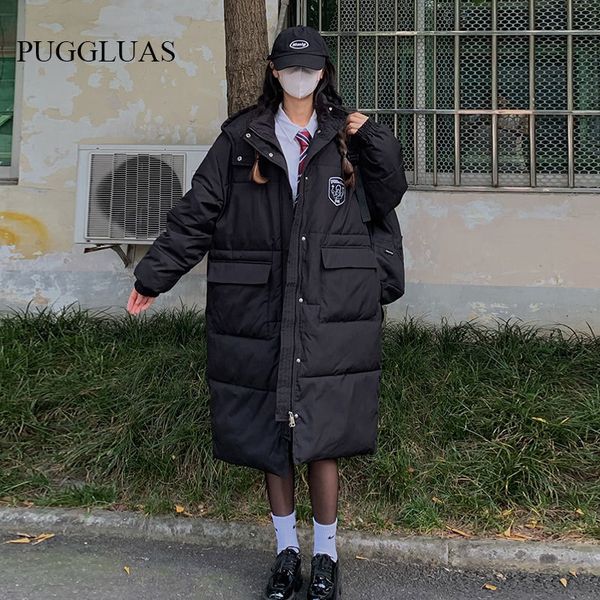 women's vests winter black long coat womenthickened hooded down cotton midlength parka casual loose korean college winter outwear chic, Black;white
women's vests winter black long coat womenthickened hooded down cotton midlength parka casual loose korean college winter outwear chic, Black;white