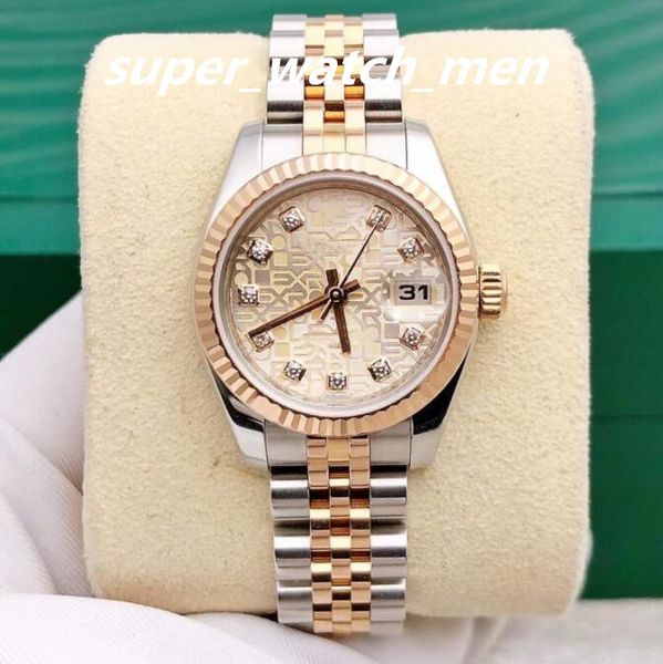 6 style classic women's watch automatic mechanical 26mm watches julibee anniversary diamond dial bezel 2813 movement sapphire dive ladi, Slivery;brown
6 style classic women's watch automatic mechanical 26mm watches julibee anniversary diamond dial bezel 2813 movement sapphire dive ladi, Slivery;brown