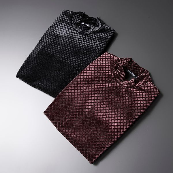2022 spring new men's printed short sleeves t-shirts fashion gold velvet shirts solid color turtleneck bottoming shirts asian size s-5, White;black
2022 spring new men's printed short sleeves t-shirts fashion gold velvet shirts solid color turtleneck bottoming shirts asian size s-5, White;black