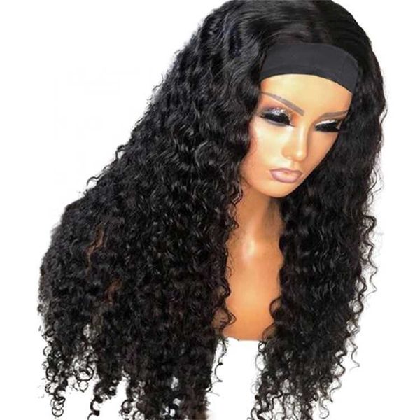 headwear accessories highknight natural color machine made human hair curly headband wig gluels wigs for black women
headwear accessories highknight natural color machine made human hair curly headband wig gluels wigs for black women