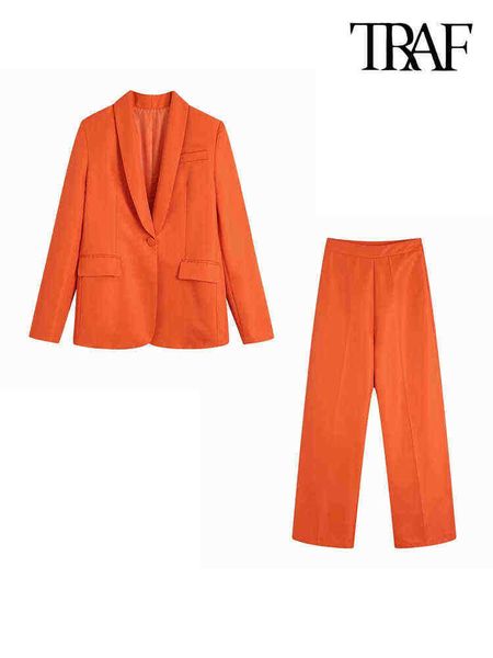 met women fashion front button scarf lapel blazer jacket and high waist side zipper flare pants female two piece sets mujer j220813, White;black
met women fashion front button scarf lapel blazer jacket and high waist side zipper flare pants female two piece sets mujer j220813, White;black