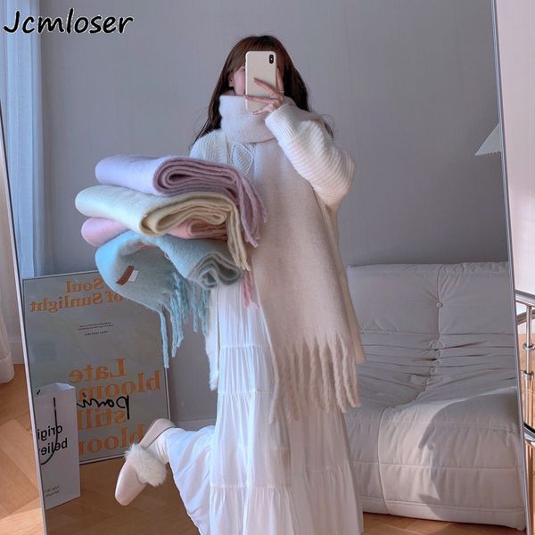 scarves winter cashmere scarf women thick warm pashmina shawls wraps solid color tassel lady blanket female foulard 221129, Blue;gray
scarves winter cashmere scarf women thick warm pashmina shawls wraps solid color tassel lady blanket female foulard 221129, Blue;gray