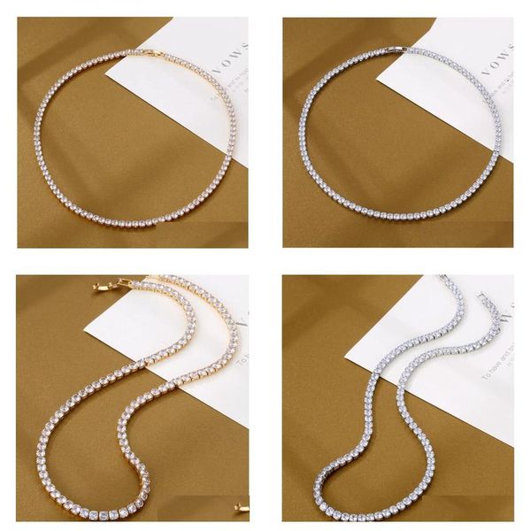 chains tennis chain hip hop 18k gold filled white cubic zircon cz diamond gemstones necklace gift drop delivery jewelry necklaces pen dhjcx, Silver
chains tennis chain hip hop 18k gold filled white cubic zircon cz diamond gemstones necklace gift drop delivery jewelry necklaces pen dhjcx, Silver