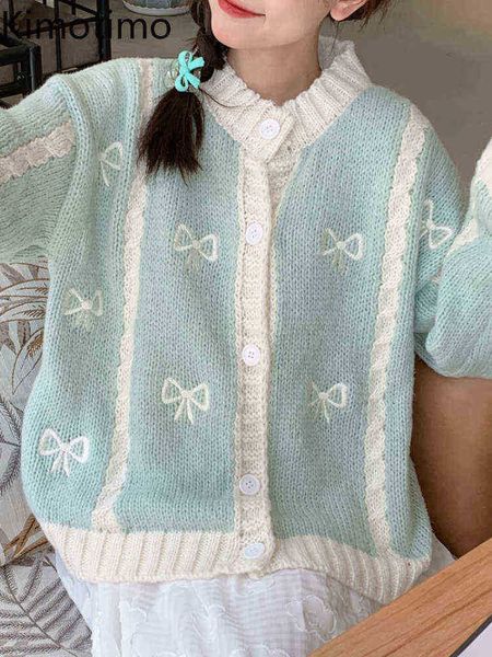 women's sweaters kimotimo bow embroidery knitted vest women 2022 autumn long sleeve sweet sweater jacket korean hit color lazy loose ve, White;black
women's sweaters kimotimo bow embroidery knitted vest women 2022 autumn long sleeve sweet sweater jacket korean hit color lazy loose ve, White;black
