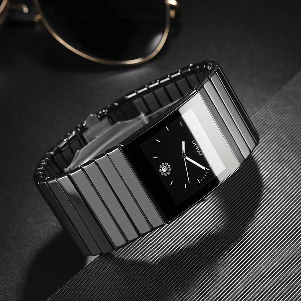 wristwatches oupai arrival old fashion rectangle watch man 34mm lady size ceramica wristwatch ultra thin quartz with calendar 221128, Slivery;brown
wristwatches oupai arrival old fashion rectangle watch man 34mm lady size ceramica wristwatch ultra thin quartz with calendar 221128, Slivery;brown