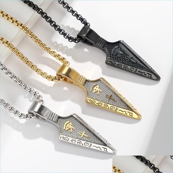 pendant necklaces jewelry eye of horus anka spearhead stainless steel necklace carbon fiber titanium pendant drop delivery n dhgarden dhgn2, Silver
pendant necklaces jewelry eye of horus anka spearhead stainless steel necklace carbon fiber titanium pendant drop delivery n dhgarden dhgn2, Silver