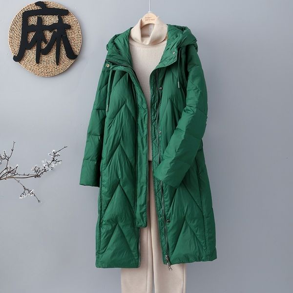 women's down parkas women's winter long down jacket 90 white duck down coat loose warm windproof hooded female long puffer feather, Black
women's down parkas women's winter long down jacket 90 white duck down coat loose warm windproof hooded female long puffer feather, Black
