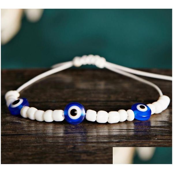 charm bracelets 2pcs/set couple turkish evil eye beads woven rope bracelets with gift card for women friendship jewelry handmade str dhcgd, Golden;silver
charm bracelets 2pcs/set couple turkish evil eye beads woven rope bracelets with gift card for women friendship jewelry handmade str dhcgd, Golden;silver