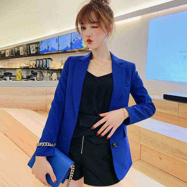 peonfly blazer feminino female formal jacket single breasted blue women suit office ladies fashion suit solid color loose jacket j220813, White;black
peonfly blazer feminino female formal jacket single breasted blue women suit office ladies fashion suit solid color loose jacket j220813, White;black