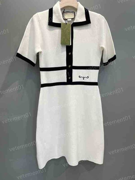 womens designer dresses elegant black striped embroidered lapel short sleeve dress luxury women summer casual dresses one after, Black;gray
womens designer dresses elegant black striped embroidered lapel short sleeve dress luxury women summer casual dresses one after, Black;gray