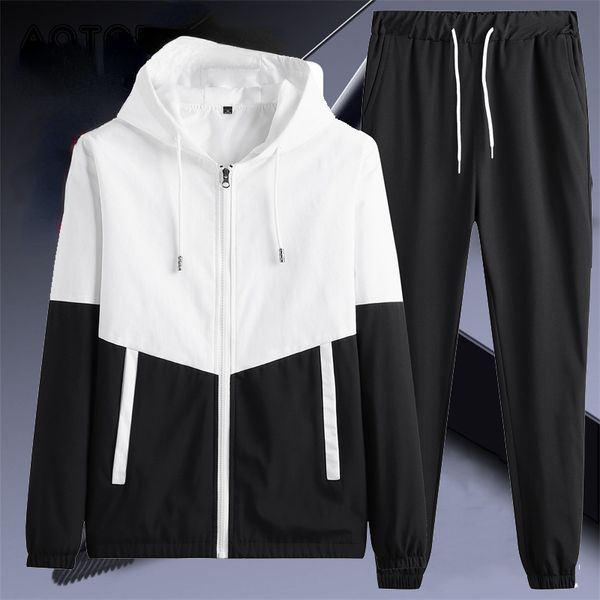 men's tracksuits spring autumn men tracksuit two piece set fashion male zipper patchwork jacketpants casual sports suit slim fit sweat, Gray
men's tracksuits spring autumn men tracksuit two piece set fashion male zipper patchwork jacketpants casual sports suit slim fit sweat, Gray