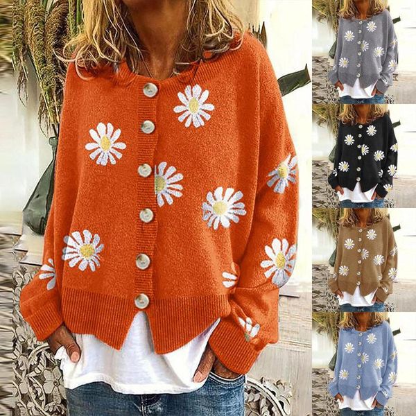 women's knits women daisy knitted sweater loose oversize autumn winter jumper cardigan thick casual warm cropped button coat, White
women's knits women daisy knitted sweater loose oversize autumn winter jumper cardigan thick casual warm cropped button coat, White