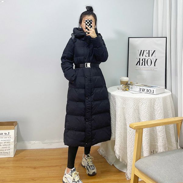 women's vests long down jacket hooded s for belt puffer warm winter coat casacos de inverno feminino 221128, Black;white
women's vests long down jacket hooded s for belt puffer warm winter coat casacos de inverno feminino 221128, Black;white