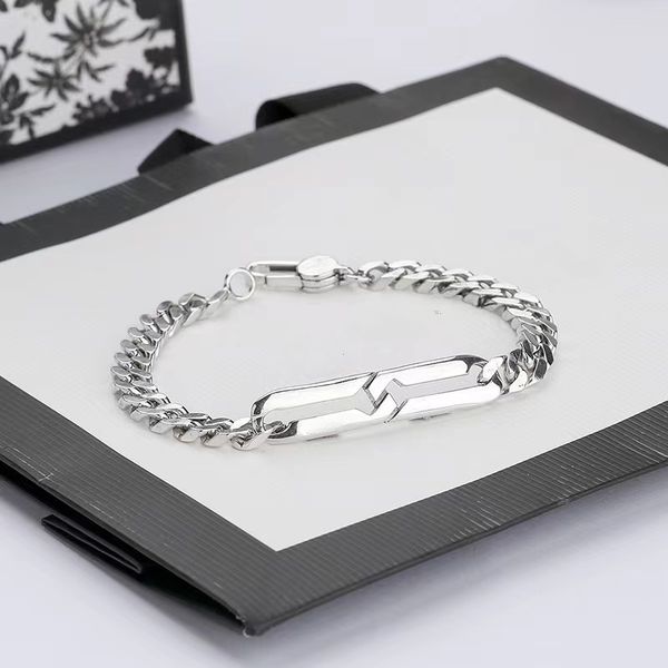 hip hop fashion chains bracelets men women 925 silver cuban link designer bracelet with letters charm bangles 17cm 19cm 21cm woman party chr, Golden;silver
hip hop fashion chains bracelets men women 925 silver cuban link designer bracelet with letters charm bangles 17cm 19cm 21cm woman party chr, Golden;silver