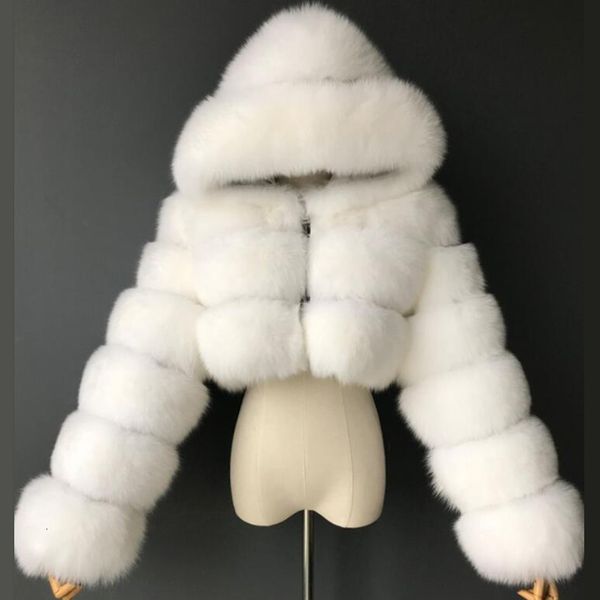 women's fur faux biyaby winter coat women thicken warm cropped ry hooded jacket female fashion fake outerwear 221129, Black
women's fur faux biyaby winter coat women thicken warm cropped ry hooded jacket female fashion fake outerwear 221129, Black