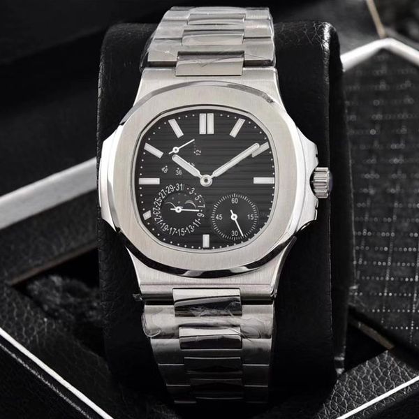 st9 luxury men's watch nautilus 40mm multi-color dial 316 stainless steel 904l automatic mechanical back hollow wrist watch, Slivery;brown
st9 luxury men's watch nautilus 40mm multi-color dial 316 stainless steel 904l automatic mechanical back hollow wrist watch, Slivery;brown
