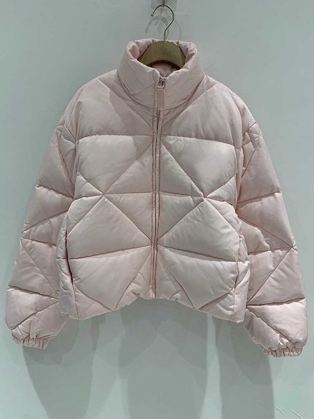 women's down parkas autumn and winter printing quilted diamond plaid small stand collar 90% white goose, Black
women's down parkas autumn and winter printing quilted diamond plaid small stand collar 90% white goose, Black