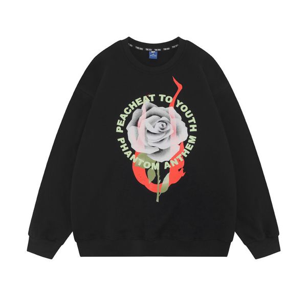 men's hoodies sweatshirts black round neck street hip hop sweater rose print loose couple pullover cotton fashion casual simple autumn
men's hoodies sweatshirts black round neck street hip hop sweater rose print loose couple pullover cotton fashion casual simple autumn