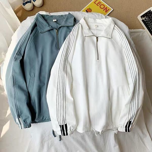 men's jackets spring autumn thin jacket korean hip hop sweatshirt male preppy bf harajuku ulzzang jacket handsome trend solid simple zi, Black;brown
men's jackets spring autumn thin jacket korean hip hop sweatshirt male preppy bf harajuku ulzzang jacket handsome trend solid simple zi, Black;brown
