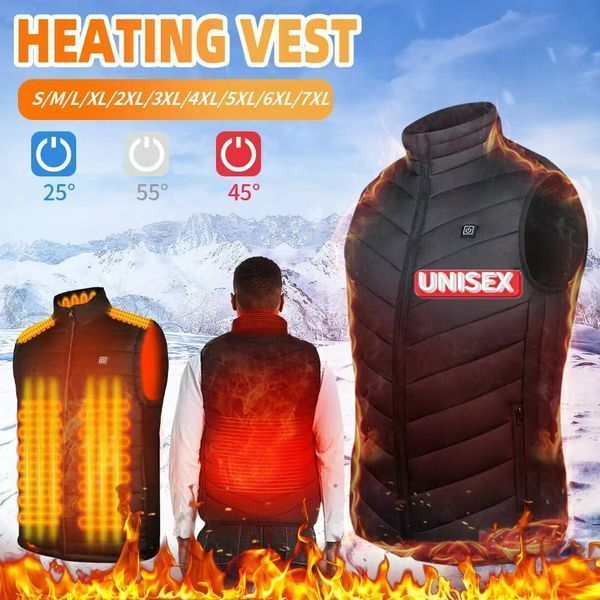 mens down parkas updated version led controller heated vest for women outdoor usb infrared heating jacket winter electric 221129, Black
mens down parkas updated version led controller heated vest for women outdoor usb infrared heating jacket winter electric 221129, Black