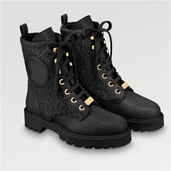 2023 luxury territory flat ranger ankle boots womens martin boots lady fashion wool winter leather combat boot sneakers, Black
2023 luxury territory flat ranger ankle boots womens martin boots lady fashion wool winter leather combat boot sneakers, Black