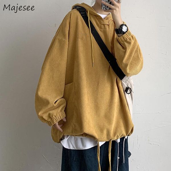 men's hoodies sweatshirts with hat men autumn korean style trendy all match clothes fashion corduroy solid draw string harajuku breatha, Black
men's hoodies sweatshirts with hat men autumn korean style trendy all match clothes fashion corduroy solid draw string harajuku breatha, Black