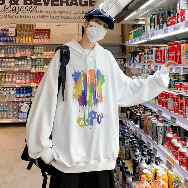 men's hoodies sweatshirts youth men colorful print hooded male handsome bf loose fashion outwear all match stylish cozy hoody 221129, Black
men's hoodies sweatshirts youth men colorful print hooded male handsome bf loose fashion outwear all match stylish cozy hoody 221129, Black