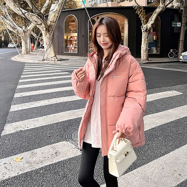 women's down parkas cotton jacket winter warm casual clothes korean version of fashion 221129, Black
women's down parkas cotton jacket winter warm casual clothes korean version of fashion 221129, Black