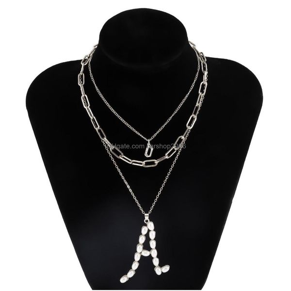 pendant necklaces fashion jewelry mti layer necklace geometric chain letter a pendant choker necklaces drop delivery pendants dhsiz, Silver
pendant necklaces fashion jewelry mti layer necklace geometric chain letter a pendant choker necklaces drop delivery pendants dhsiz, Silver