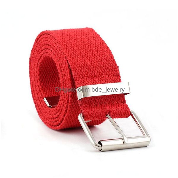 belts mens womens canvas belt metel buckle casual belts drop delivery fashion accessories dhvcy, Black;brown
belts mens womens canvas belt metel buckle casual belts drop delivery fashion accessories dhvcy, Black;brown