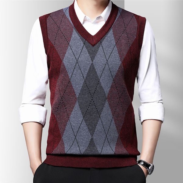 mens vests fall sleeveless vest coat winter vneck pullover sweater male striped plaid sweaters 221130, Black;white
mens vests fall sleeveless vest coat winter vneck pullover sweater male striped plaid sweaters 221130, Black;white