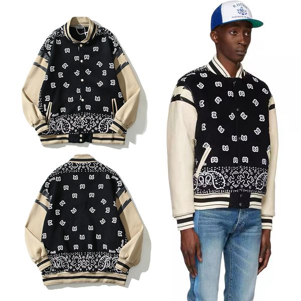 men's jackets american high street cashew flower lightning sleeve and shoulder fleece baseball jacket bomber jacket cotton coat designe, Black;brown
men's jackets american high street cashew flower lightning sleeve and shoulder fleece baseball jacket bomber jacket cotton coat designe, Black;brown