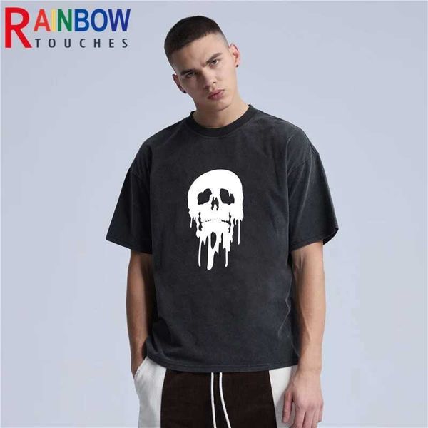 men's t-shirts rainbowtouches brand men skull t shirt vintage high street graphic oversize color painting design shirts fashion t shirt, White;black
men's t-shirts rainbowtouches brand men skull t shirt vintage high street graphic oversize color painting design shirts fashion t shirt, White;black