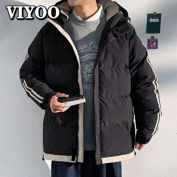 mens down parkas jacket striped thick loose hooded boy trench coats autumn winter clothing hoodies windbreaker overcoat for men 221129, Black
mens down parkas jacket striped thick loose hooded boy trench coats autumn winter clothing hoodies windbreaker overcoat for men 221129, Black