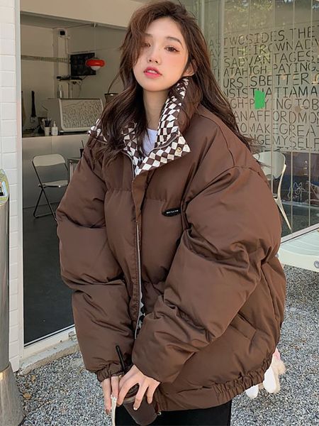 women's down parkas winter cotton jacket for women causal paddrd coats woman solid thickened warm puffer parka korean style black bread
women's down parkas winter cotton jacket for women causal paddrd coats woman solid thickened warm puffer parka korean style black bread