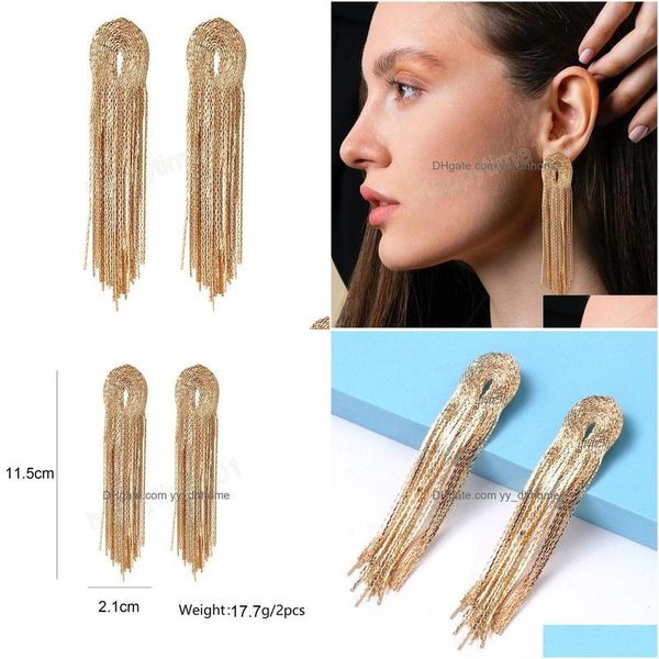 dangle chandelier vintage alloy tassel dangle earrings for women gold metal long chain geometric drop party jewelry xmas gift deliv dhst3, Silver
dangle chandelier vintage alloy tassel dangle earrings for women gold metal long chain geometric drop party jewelry xmas gift deliv dhst3, Silver