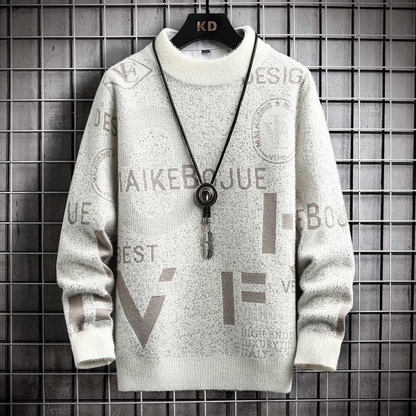 mens sweaters harajuku vintage men autumn winter letter print loose knitted hip hop streetwear knitwear pullovers 221130, White;black
mens sweaters harajuku vintage men autumn winter letter print loose knitted hip hop streetwear knitwear pullovers 221130, White;black