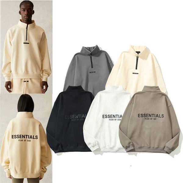 hoodies hweatshirts fog essentials multi thread back printed half zip sweater american loose hoodie jacket fashion, Black
hoodies hweatshirts fog essentials multi thread back printed half zip sweater american loose hoodie jacket fashion, Black
