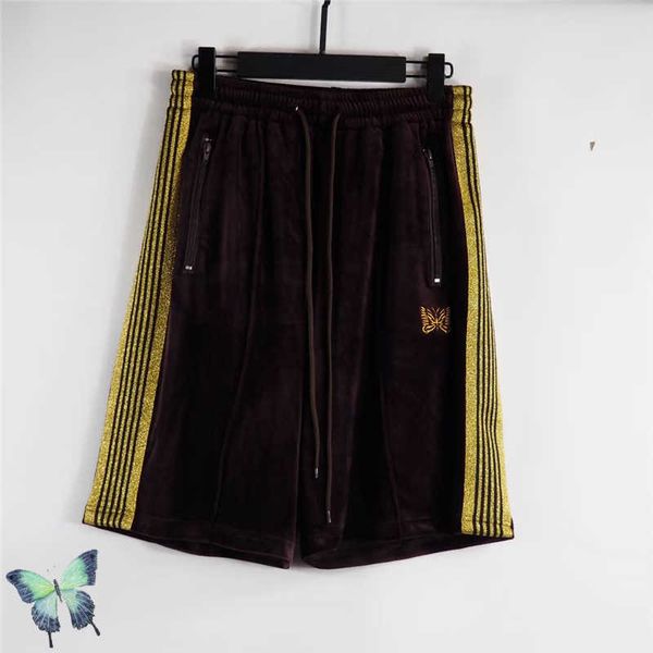 men's shorts awge needles shorts striped men women summer casual short pants embroidery butterfly japan needles shorts hig quality trou, White;black
men's shorts awge needles shorts striped men women summer casual short pants embroidery butterfly japan needles shorts hig quality trou, White;black