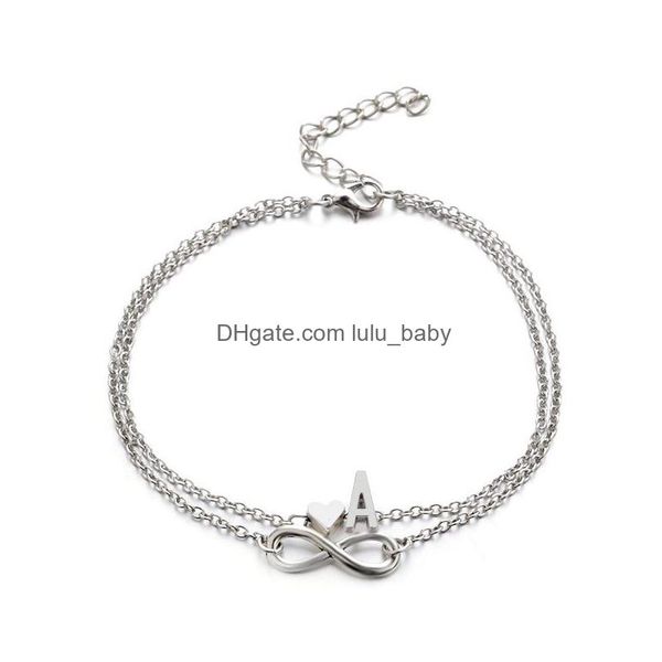 bangle 26 az english letter initial bracelet sier letters charm double layer drop delivery jewelry bracelets dhzid, Black
bangle 26 az english letter initial bracelet sier letters charm double layer drop delivery jewelry bracelets dhzid, Black