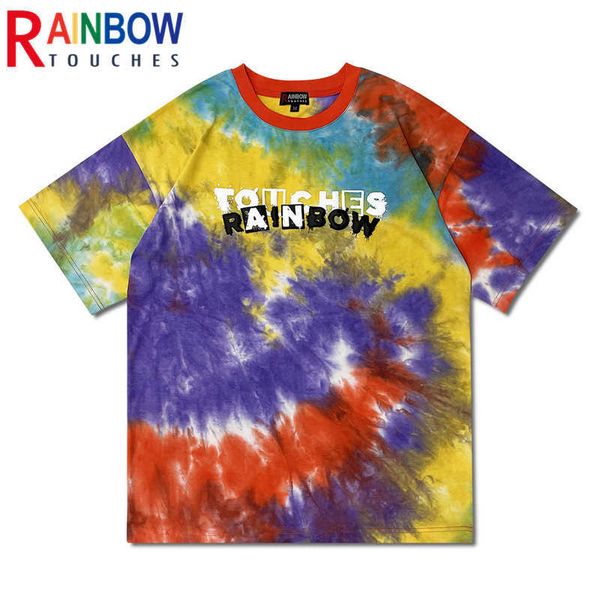 men's t-shirts rainbowtouches tie dye t-shirt 2022 original design fashion brand short sleeve oversize loose high street women men shir, White;black
men's t-shirts rainbowtouches tie dye t-shirt 2022 original design fashion brand short sleeve oversize loose high street women men shir, White;black