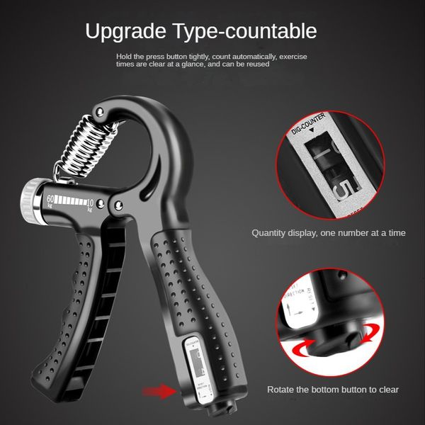 hand grips 10-60kg adjustable heavy gripper fitness exerciser grip fatgrip wrist increase strength spring finger pinch carpal expander 22113
hand grips 10-60kg adjustable heavy gripper fitness exerciser grip fatgrip wrist increase strength spring finger pinch carpal expander 22113