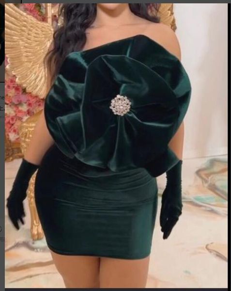 luxurious green formal dress for women 2022 velvet strapless ruffles prom party second reception wear custom size, Black
luxurious green formal dress for women 2022 velvet strapless ruffles prom party second reception wear custom size, Black