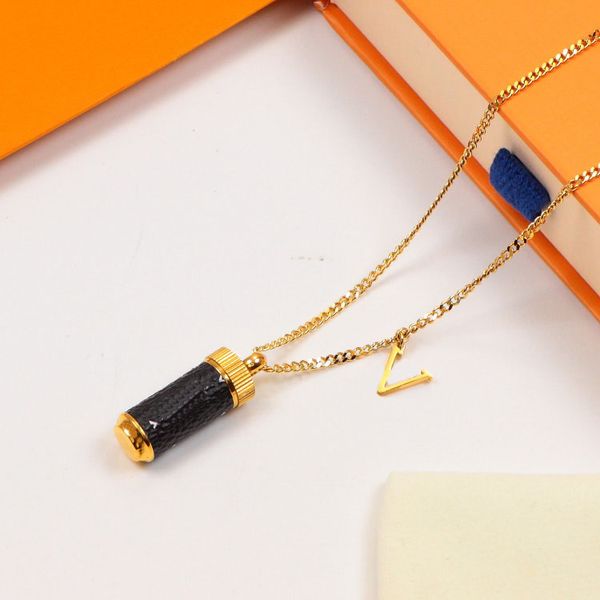 designer necklace classic perfume bottle pendant necklaces men's fashion neck chain luxury necklace couple chains style nice jewelry gi, Silver
designer necklace classic perfume bottle pendant necklaces men's fashion neck chain luxury necklace couple chains style nice jewelry gi, Silver