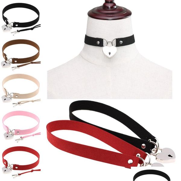 pendant necklaces fashion jewelry metal love heart lock choker necklace collar pendants with key collarbone chain drop delivery neckl dh6ld, Silver
pendant necklaces fashion jewelry metal love heart lock choker necklace collar pendants with key collarbone chain drop delivery neckl dh6ld, Silver