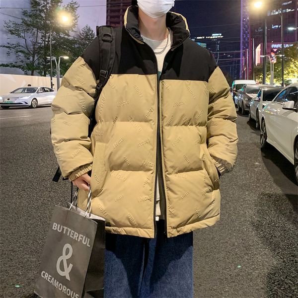 men's down parkas streetwear trend warm bubble coat men's winter outdoor golf coat contrast zippered jacket casual warm puffer jac, Black
men's down parkas streetwear trend warm bubble coat men's winter outdoor golf coat contrast zippered jacket casual warm puffer jac, Black
