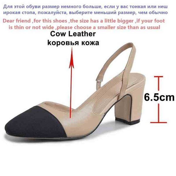 women slingbacks shoes high heels pumps natural leather thick heel cow mixed colors 220112 ladies 42, Black
women slingbacks shoes high heels pumps natural leather thick heel cow mixed colors 220112 ladies 42, Black